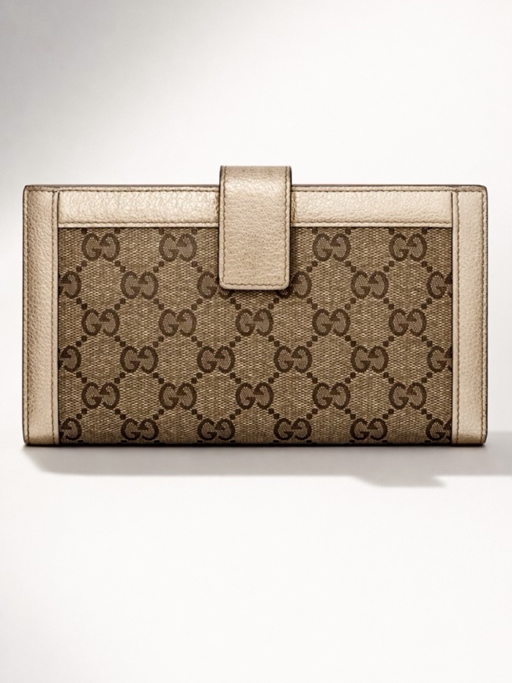 Gucci GG Canvas Long Continental Wallet